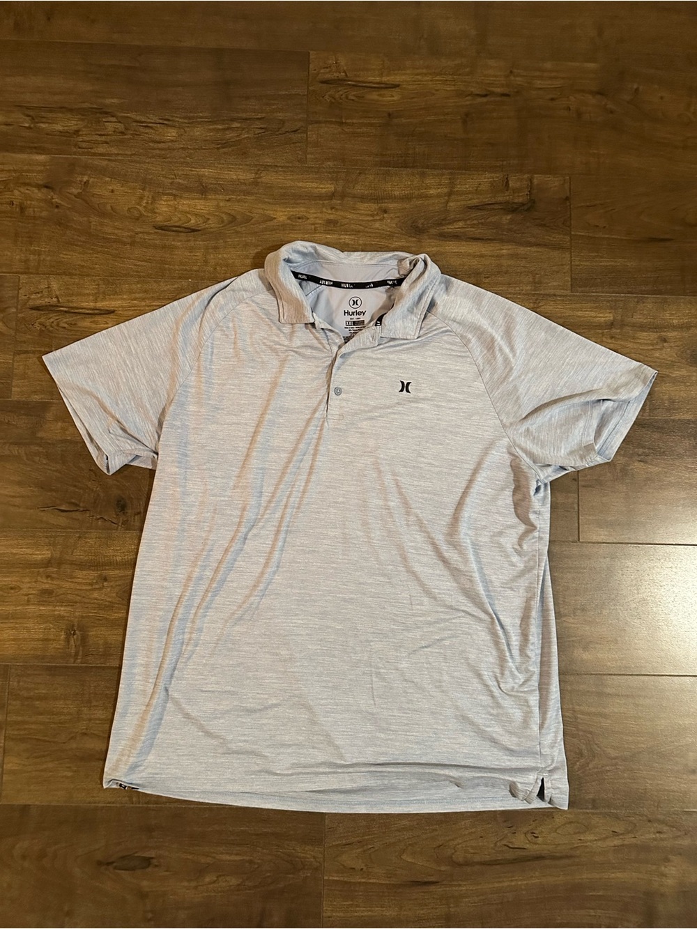 Men’s 2XL Light Blue Polo Shirt Hurley